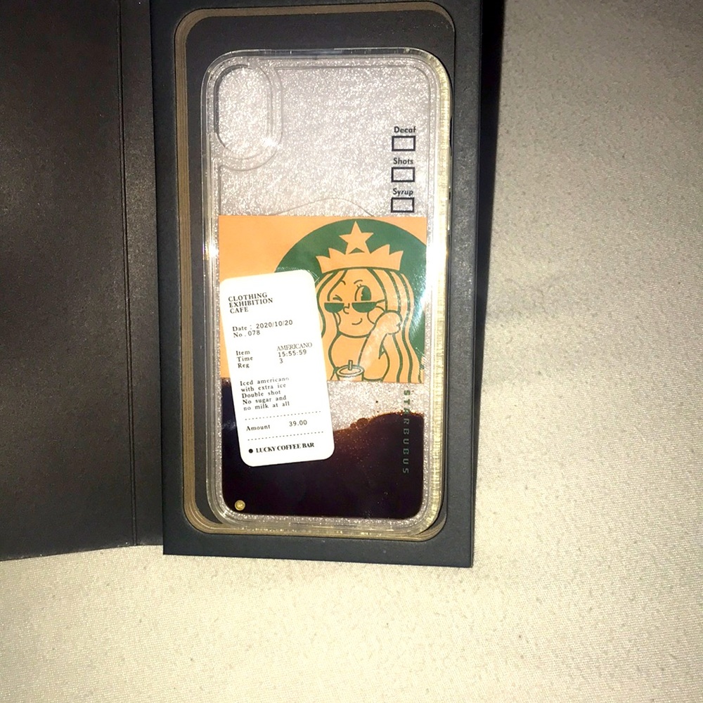 BRAND NEW NEVER USED STARBUCKS PHONE CASE  IPHONE XR